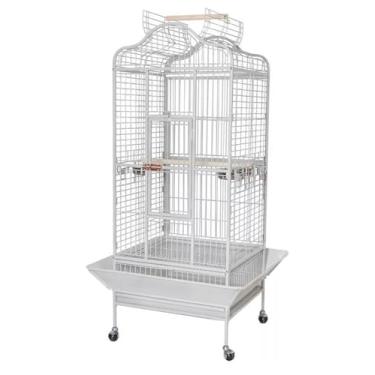 Imagem de Viveiro Pássaro Aves Chalé Medio (Branco)