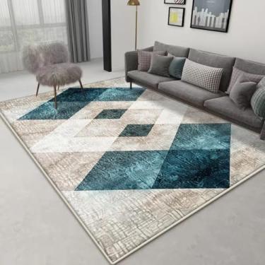 Imagem de Tapete geométrico ruglarge | Tamanho personalizado para sofá de sala de estar e decoração de quarto (160 x 200 cm (62 x 78 pol.) / zy-250802014550)
