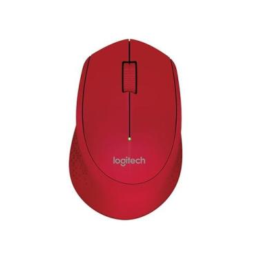 Imagem de Mouse Logitech M280 Sem Fio - Vermelho (910-004286)