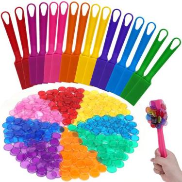 Imagem de Conjunto magnético de varinhas e fichas de bingo SAYAYA 16 unidades co