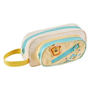 Imagem de Estojo de lápis, lindo tecido Oxford com design de pão de grande capacidade