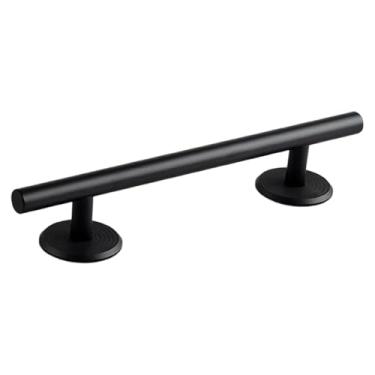 Imagem de Fenteer Trilho redondo para skate de dedo, acessório para treinamento, presente divertido, rampa original, ótima opção para lembrancinhas de festa, mini skate, Preto 20 Cm