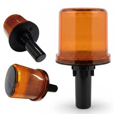 Imagem de Sinalizador Solar Viario Cone Rodovia Obra Transito Sinalizaçao Emergencia Segurança Acidente Alerta