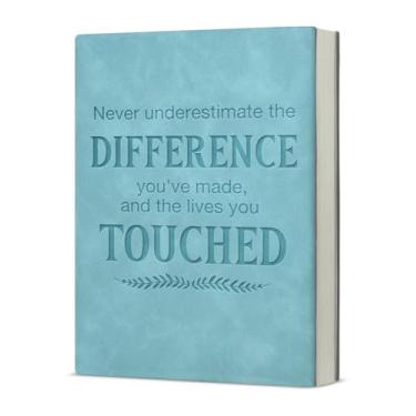 Imagem de KSFFWQIN Caderno de presente de apreciação do funcionário, presente de aposentadoria, presentes de agradecimento para colegas de trabalho, chefe, professor, nunca subestime a diferença que você fez
