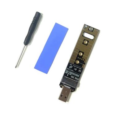 Imagem de Adaptador NVME para USB USB 3.1 Gen 2 para M.2 NVMe SSD Conversor Adaptador 10Gbps PCIe Leitor de Disco Rígido Chave M Max 4TB Suporte UASP para SSD 2280 2260 2242 2230