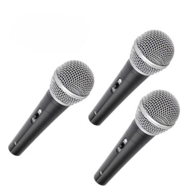 Imagem de Microfone com fio profissional Cabo de 5 metros Interruptor de alimentação Saída P10 (3)