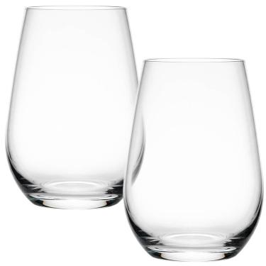 Imagem de Jogo de Copos de Cristal Transparente Versat 500ml 2 peças - Seu Lar