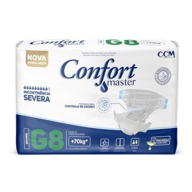 Imagem de Fralda Geriátrica Confort Master Regular G com 8 unidades