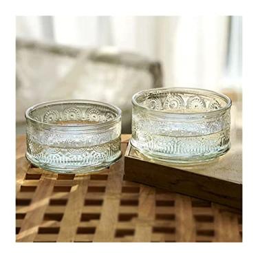 Imagem de Vasos para flores, vaso simples, vidro transparente, cultura hidropônica, flores frescas, plantas verdes, flores rasas, escritório, mesa de café, mesa, plantas, adequado para lareira, quarto, cozinha