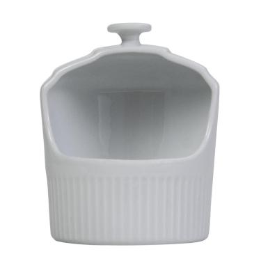 Imagem de Pote de Sal Diâmetro 12,5 cm Branco 350 ml Germer Porcelanas