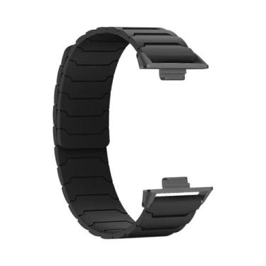 Imagem de Pulseira Magnética De Silicone Para Xiaomi MiBand 8 pro 9 pro Redmi Wa