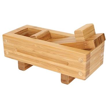 Imagem de Generic Molde de Madeira para Prensa de Sushi, Fácil de Usar, Molde de Arroz de Bambu para Cozinha Doméstica 862g para Amantes de Sushi