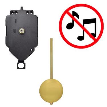 Imagem de Máquina para Relógio de Parede com Pêndulo de Metal Tic-Tac - Rei Dos 