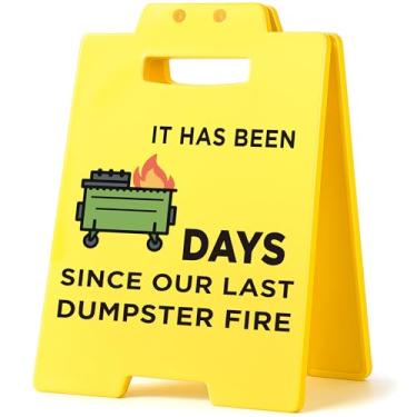 Imagem de Engraçado Mini Lixeira Fire Day Count Acessórios de Mesa – Decoração de Escritório Presentes de Aniversário de Colegas de Trabalho para Mulheres Homens Assistente de Administração Chefe Gerente