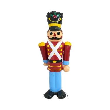 Imagem de Brinquedos Infláveis De Natal Em PVC Para Decorações De Feriado Ao Ar 