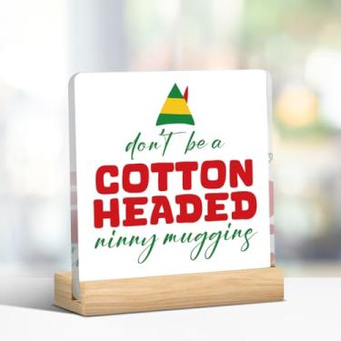 Imagem de Decoração de férias de Natal divertida, decorações de Natal para casa de banho de escritório, placas de decoração de festas de fim de ano para sala interna de casa, presentes engraçados, acrílico 10 x