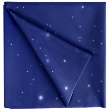 Imagem de 304 x 119 cm azul céu noturno quadro de avisos tecido espaço sideral quadro de avisos decoração de sala de aula galáxia para sala de aula de volta às aulas decoração de parede casa suprimentos de