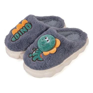 Imagem de Pantufa Infantil Dinossauro Super Quentinha E Confortável - D'PRESENTE