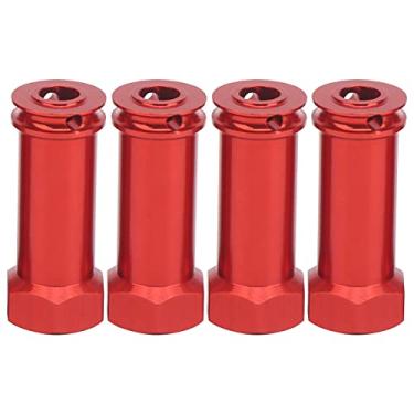 Imagem de KIMISS Conjunto de Adaptador de Extensão Hexagonal de Cubo de Roda de Liga de Alumínio RC para Carro WLToys 144001 1/14 RC - Melhora a Estabilidade e o Desempenho (#2)