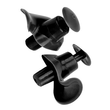 Imagem de Naroote Tampão de Ouvido Espiral à Prova D'água para Natação, Tampões de Ouvido de Silicone Macio para Crianças e Adultos, Protetores de à Prova D'água para Piscina e Praia, Caixa Preta Com 2 Tampões de para Viagens (#4)
