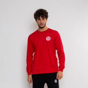 Imagem de Camiseta Manga Longa Internacional Oficial, Vermelho, G