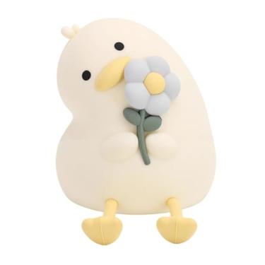 Imagem de SUNGOOYUE Lâmpada de Pato, Luz Noturna de Pato Fofa, Lâmpada Recarregável LED Regulável de Silicone Com 3 Níveis de Brilho Temporizador de 30 Minutos, para Crianças Meninas Mulheres