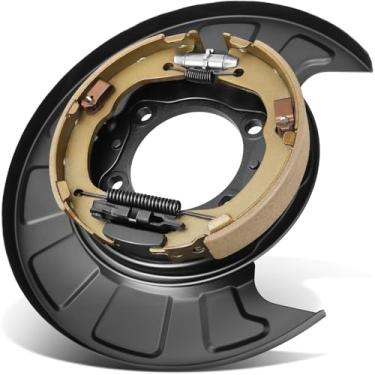 Imagem de Orceed Conjunto de placa de suporte de freio de estacionamento com carga traseira, adequado para Hyundai Santa Fe 2006-2009, OE 58270-2B000, 582702B000