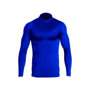 Imagem de Camisa Térmica Manga Longa Gola Alta Segunda Pele MISTA Proteção UV-Masculino