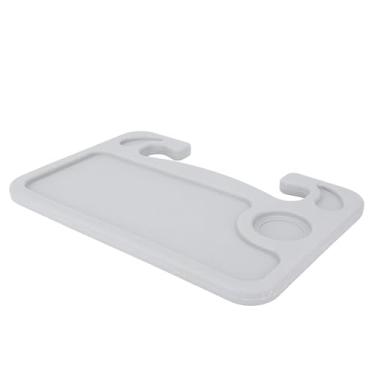 Imagem de aqxreight Mesa de Volante de Carro - Bandeja de Volante Portátil Com Suporte para Copo e Slot para Laptop - Mesa de Carro HDPE para Comer, Trabalhar, SUV, Caminhão, ônibus - Motorista para Viagens