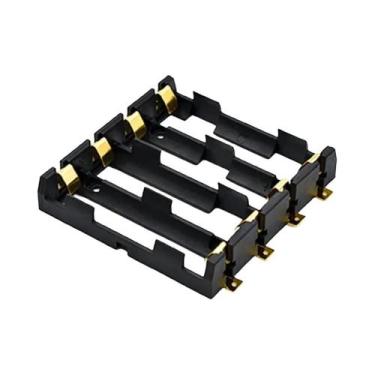 Imagem de Caixa De Armazenamento Para Baterias Série 18650 SMT SMD Com Pinos De 