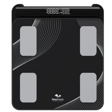 Imagem de Balança Digital de Bioimpedância Biolife Relaxmedic com Bluetooth e Análise Corporal Completa