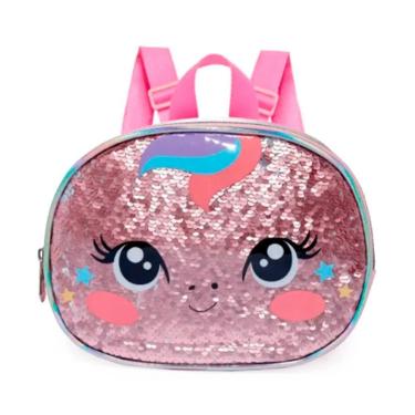 Imagem de Lancheira Térmica Pack Me Unicórnio Brilhosa Rosa