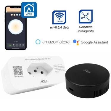 Imagem de Kit Automação Casa Controle Remoto Infravermelho, Tomada Inteligente W