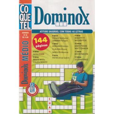 Imagem de Livro De Passatempos Coquetel Coletânea Dominox Edição 45 Desafios Int