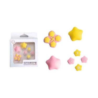 Imagem de Protetor Adesivo De Silicone Macio Para Botão D-Pad E Capa De Borracha