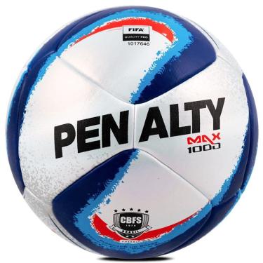 Imagem de Bola De Futsal Penalty Max 1000 Xxiv Oficial Cbfs Selo Fifa Branco-azul