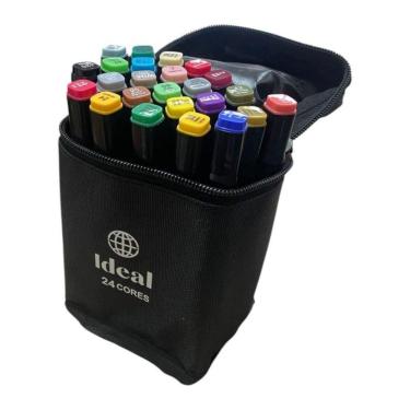 Imagem de Estojo Com 24 Canetas De Colorir Hidrográficas