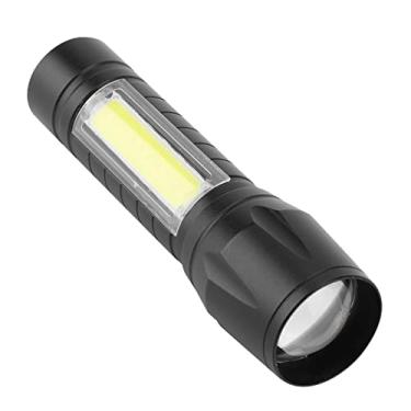 Imagem de Hyuduo Modos Telescópicos Zoom 3 LED Torch, Projetor de Lanterna, Luz Brilhante, Liga de Alumínio, Impermeável, Ao Ar Livre Com Contas XPE+ COB para Caça, Ciclismo, Caminhada,