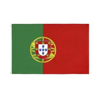 Imagem de Bandeira Portugal National 90x150cm de poliéster para interior/exterio