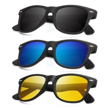 Imagem de Óculos de sol KALIYADI com visão noturna polarizada para homens e mulh