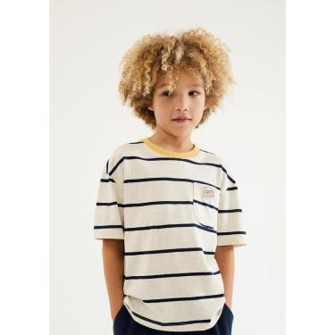 Imagem de Camiseta Infantil Menino Fio Tinto Listrada-Masculino