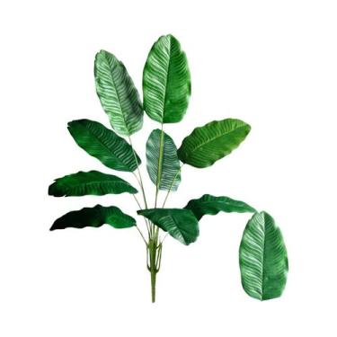 Imagem de Planta Artificial Grande De Palmeira Tropical 65-125cm Com Folhas De B