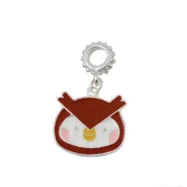 Imagem de Pingente Coruja Banho Prata Pulseiras de Berloque - Pulseiras e Berloq