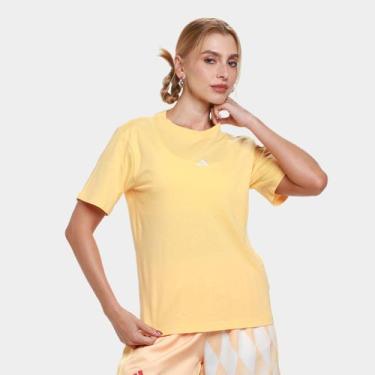 Imagem de Camiseta Adidas Small Logo Feminina, Laranja, G