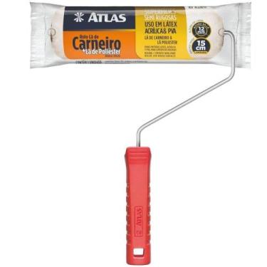 Imagem de Rolo De Lã De 12mm Mista 15cm - At228-15 - Pincéis Atlas