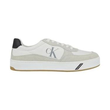 Imagem de Tênis Masculino Calvin Klein Jeans Palito Side CK Soft Branco CM5PC43TE634-Masculino