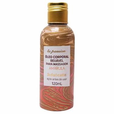 Imagem de Óleo De Massagem Corporal Beijável La Passion Aromático 120ml Hidratan