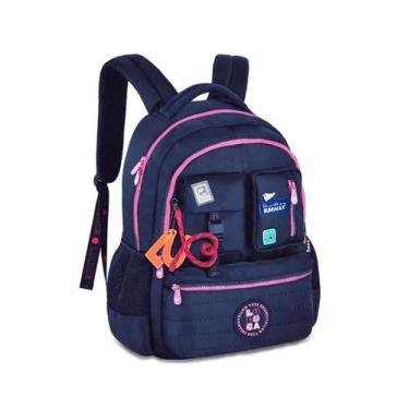 Imagem de Mochila de Costas 17,5'' Luluca Oficial Clio Style, Azul