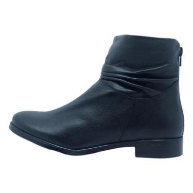 Imagem de Bota newborn feminina cano curto couro 9836, Preto, 37
