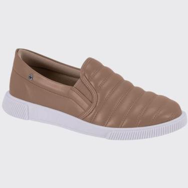 Imagem de Tenis Slip On Urban Feminino Calce Facil Moleca 5759.309.29292, Nude, 